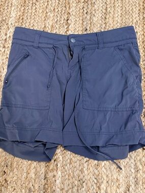 Prana Gray Athletic Drawstring Shorts